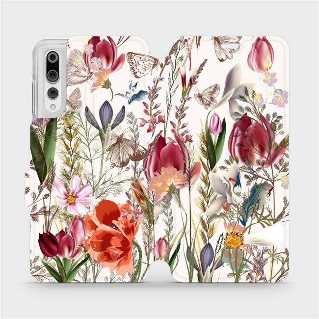 Flip puzdro na mobil Huawei P20 Pro – MP01S Rozkvitnutá lúka