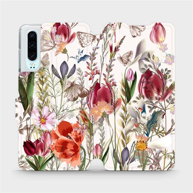 Flip puzdro na mobil Huawei P30 – MP01S Rozkvitnutá lúka