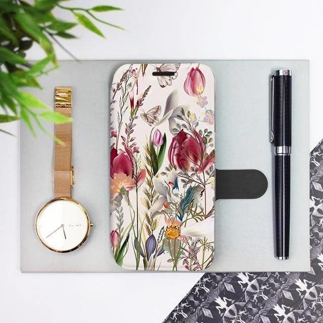 Mobiwear Flip puzdro na mobil Samsung Galaxy M21 – MP01S Rozkvitnutá lúka