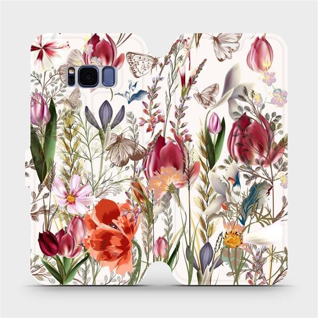 Flip puzdro na mobil Samsung Galaxy S8 – MP01S Rozkvitnutá lúka