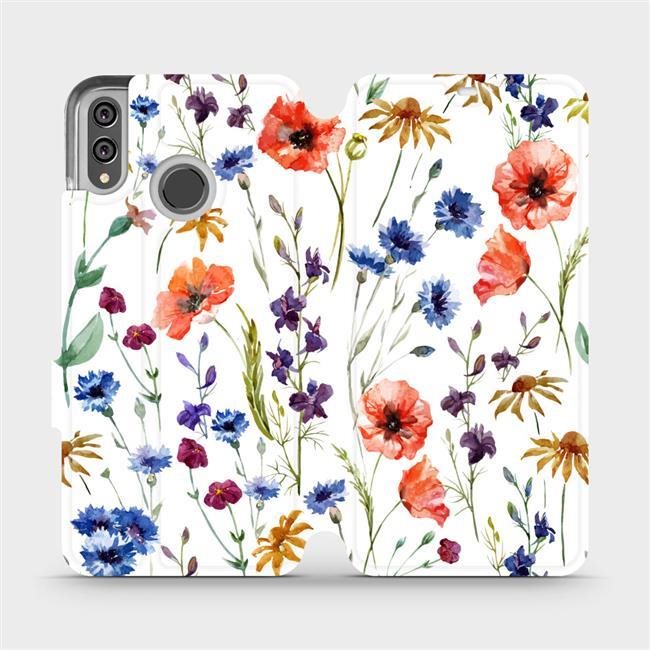 Mobiwear Flip puzdro na mobil Honor 8X – MP04S Lúčne kvety