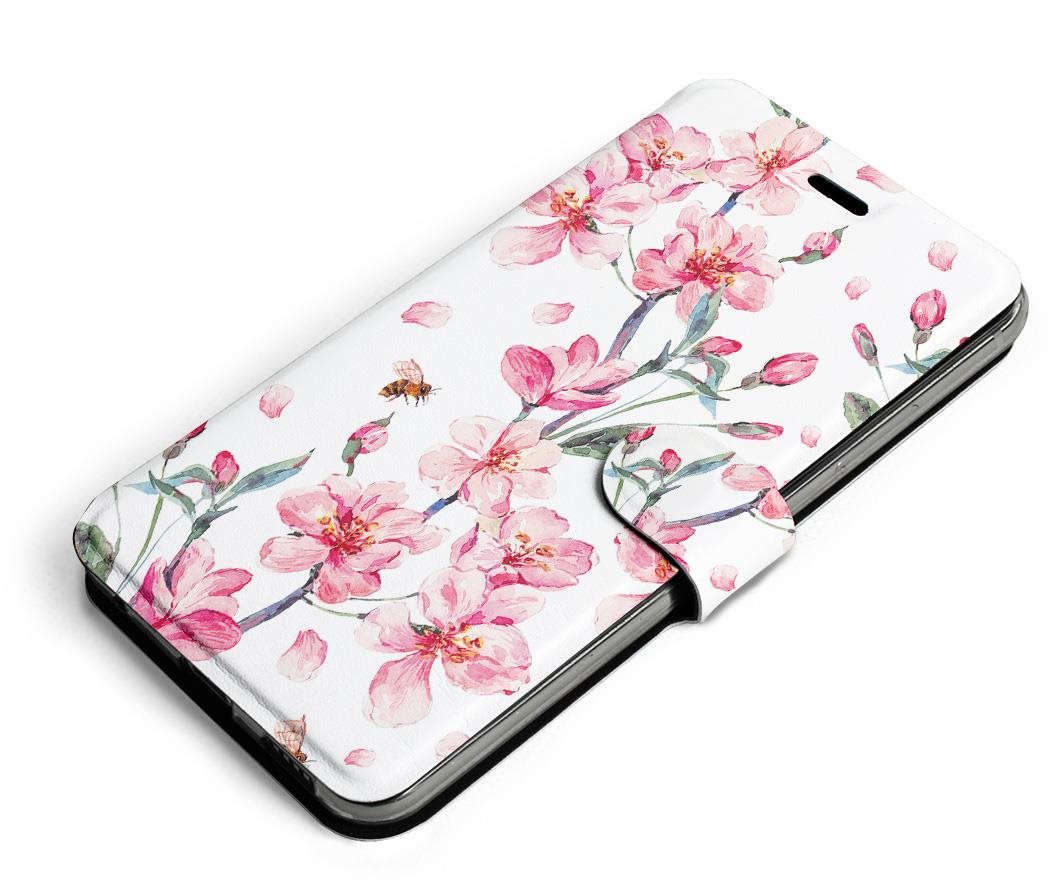 Mobiwear Flip puzdro pre Apple iPhone 13 – M124S Ružové kvety