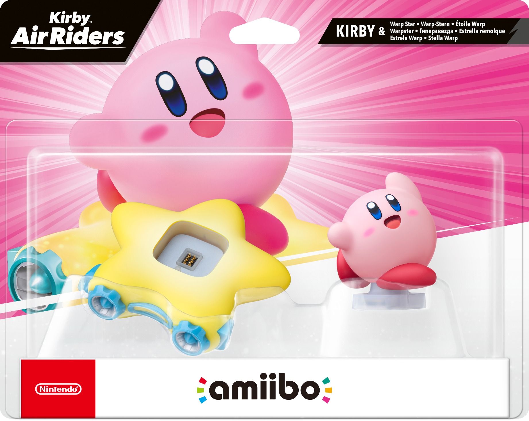 Amiibo Kirby & Warp Star (Kirby Air Riders)