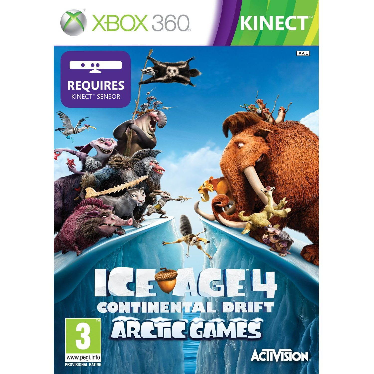Xbox 360 – Ice Age: Continental Drift (Kinect Ready)