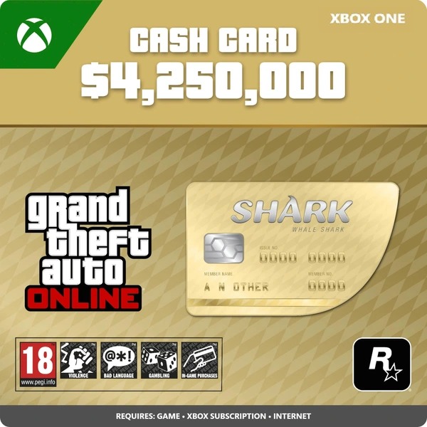 Grand Theft Auto V (GTA 5): Whale Shark Card DIGITAL