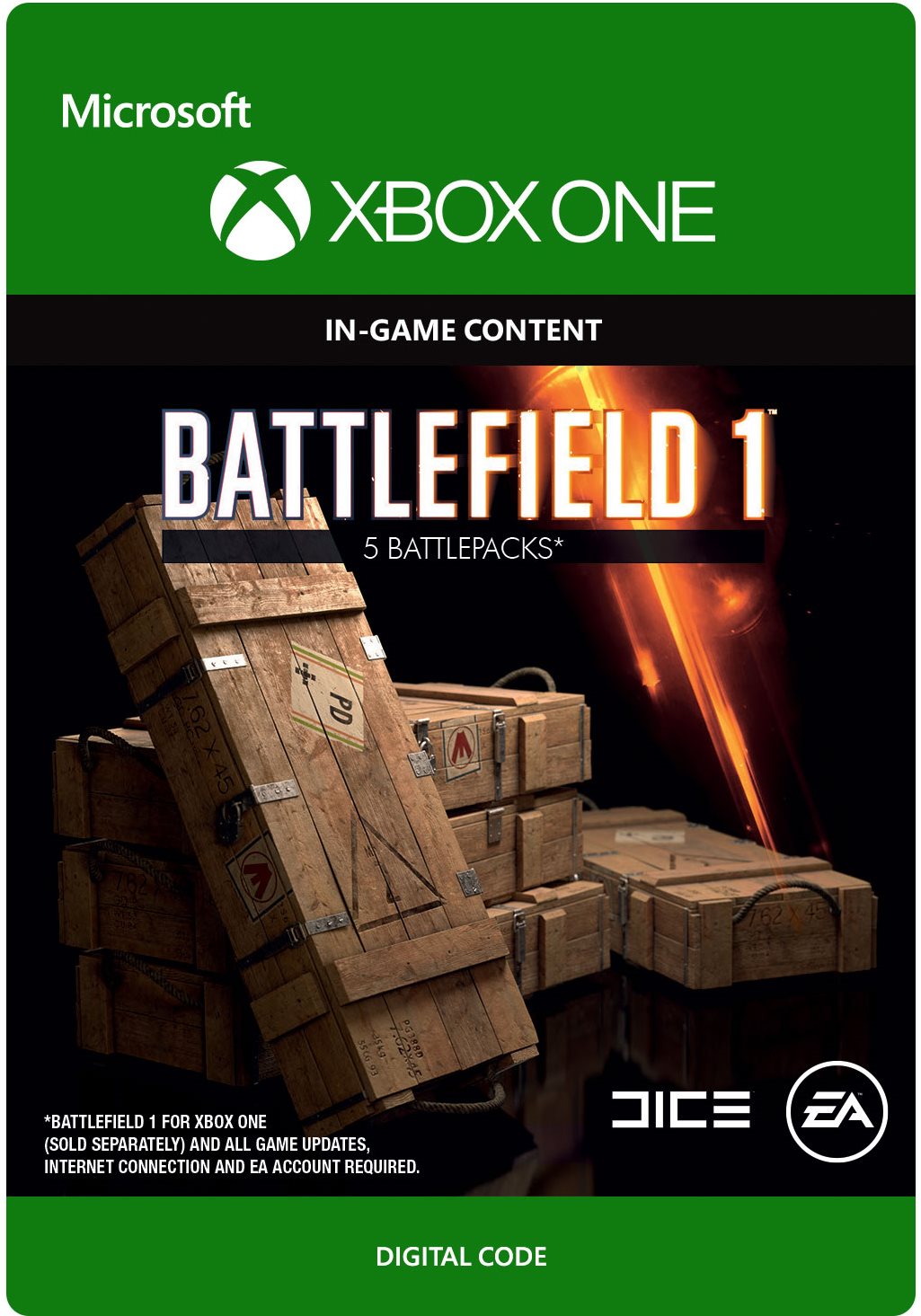 Battlefield 1: Battlepack X 5 – Xbox Digital