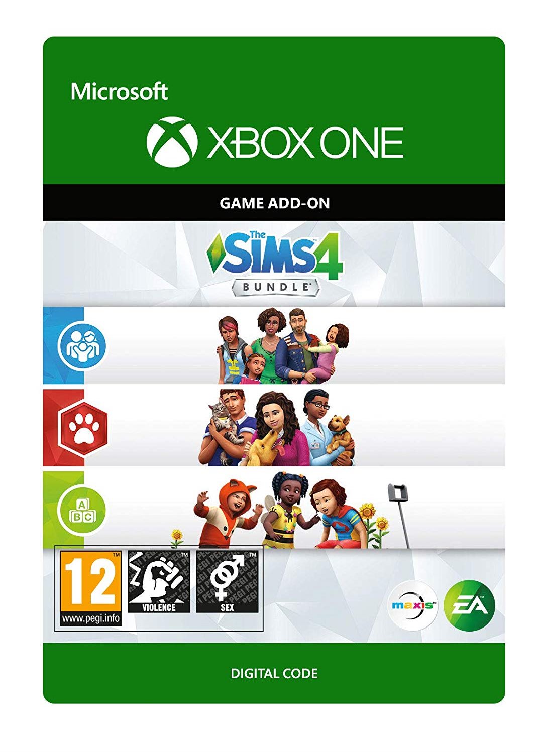 The Sims 4: Bundle – Cats & Dogs, Parenthood, Toddler Stuff – Xbox Digital