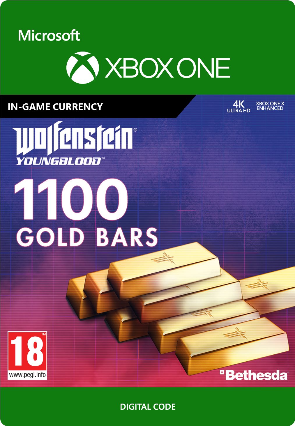 Wolfenstein: Youngblood: 1100 Gold Bars – Xbox Digital