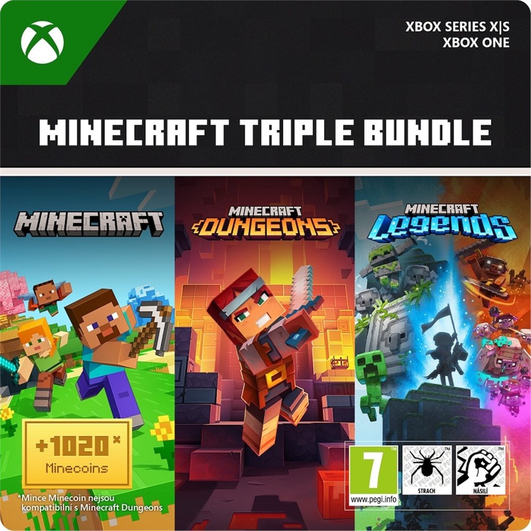 Minecraft Triple Bundle – Xbox Series X|S Digital
