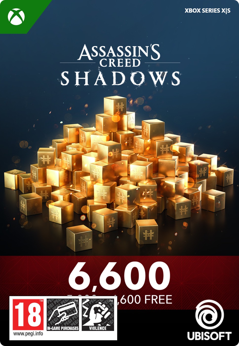 Assassins Creed Shadows: 6600 Helix Pack – Xbox Series X|S Digital