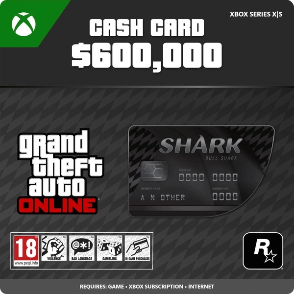 Grand Theft Auto V (GTA 5): Bull Shark Cash Card – Xbox Series X|S Digital