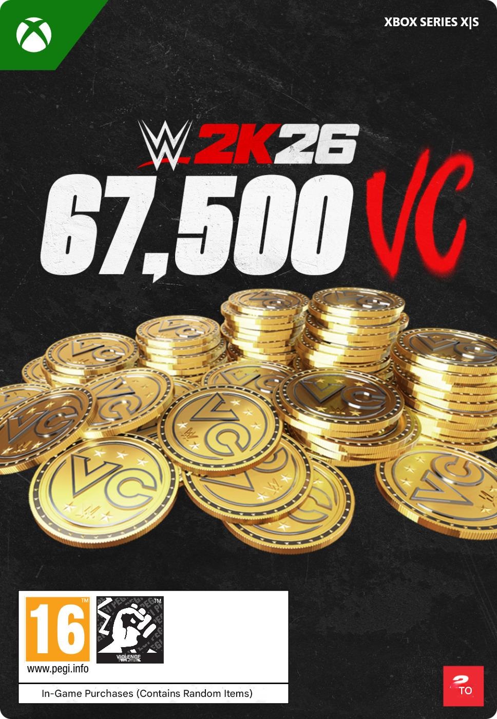WWE 2K26: 67.500 Virtual Currency Pack – Xbox Series X|S Digital