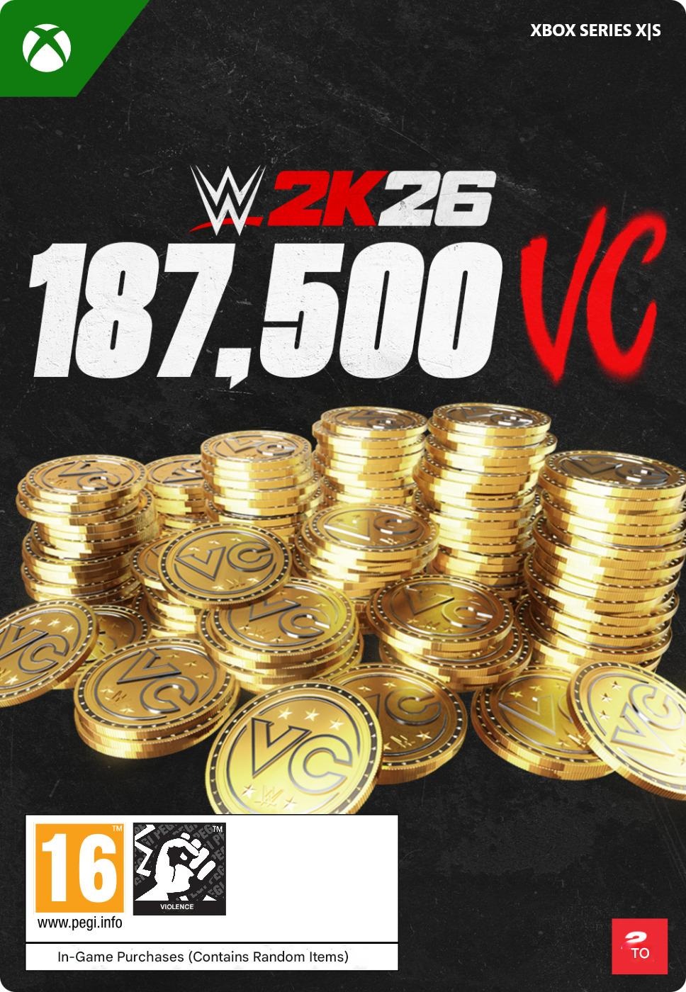 WWE 2K26: 187.500 Virtual Currency Pack – Xbox Series X|S Digital