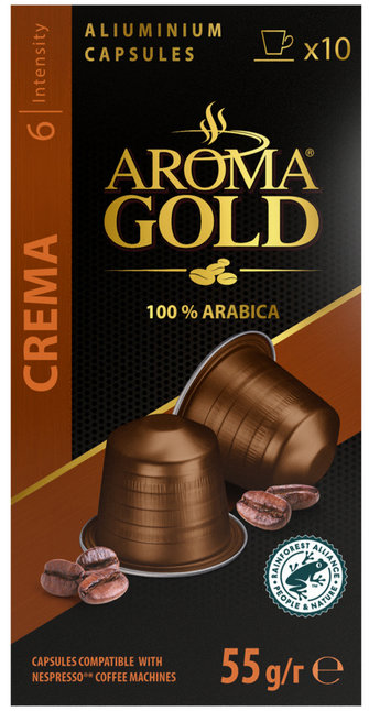 Aroma Gold kapsuly Crema 55 g/10 ks