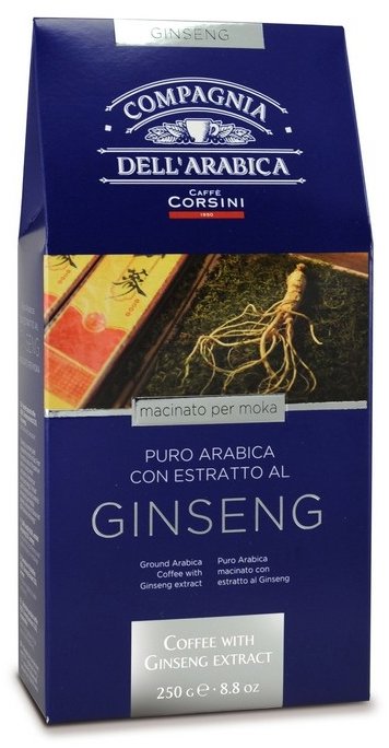 Corsini Caffe' Al Ginseng Moka mletá 250 g