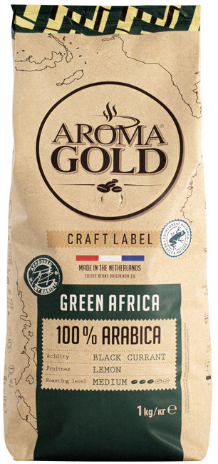 Aroma Gold Green Africa zrno 1000 g