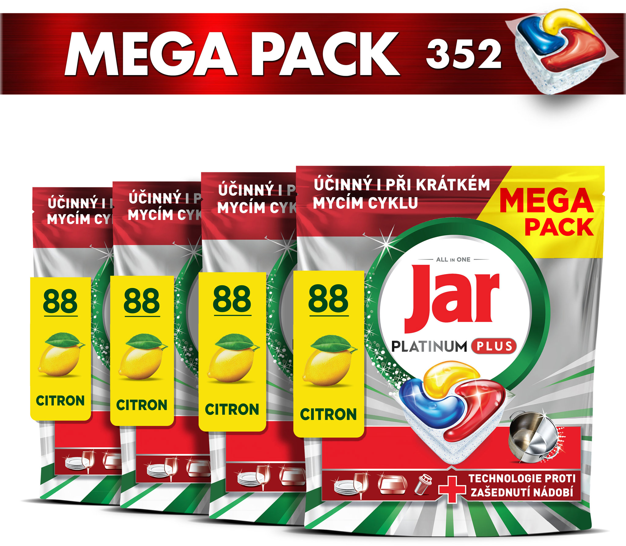 JAR Platinum Plus Lemon 352 ks