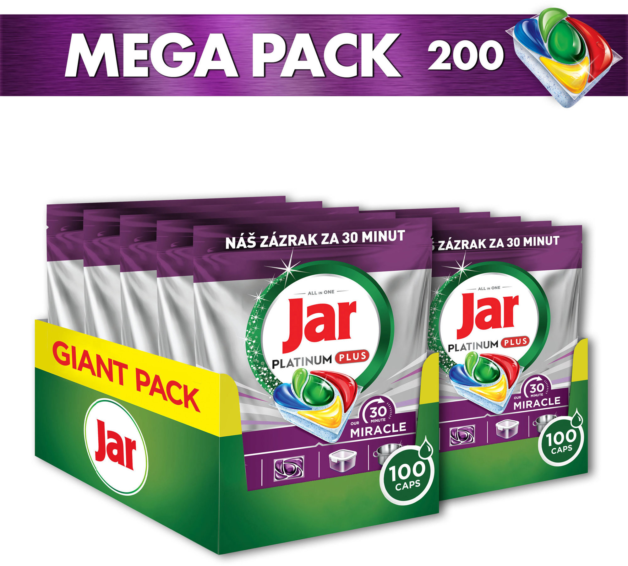 JAR Platinum Plus 30 Minute Miracle 200 ks