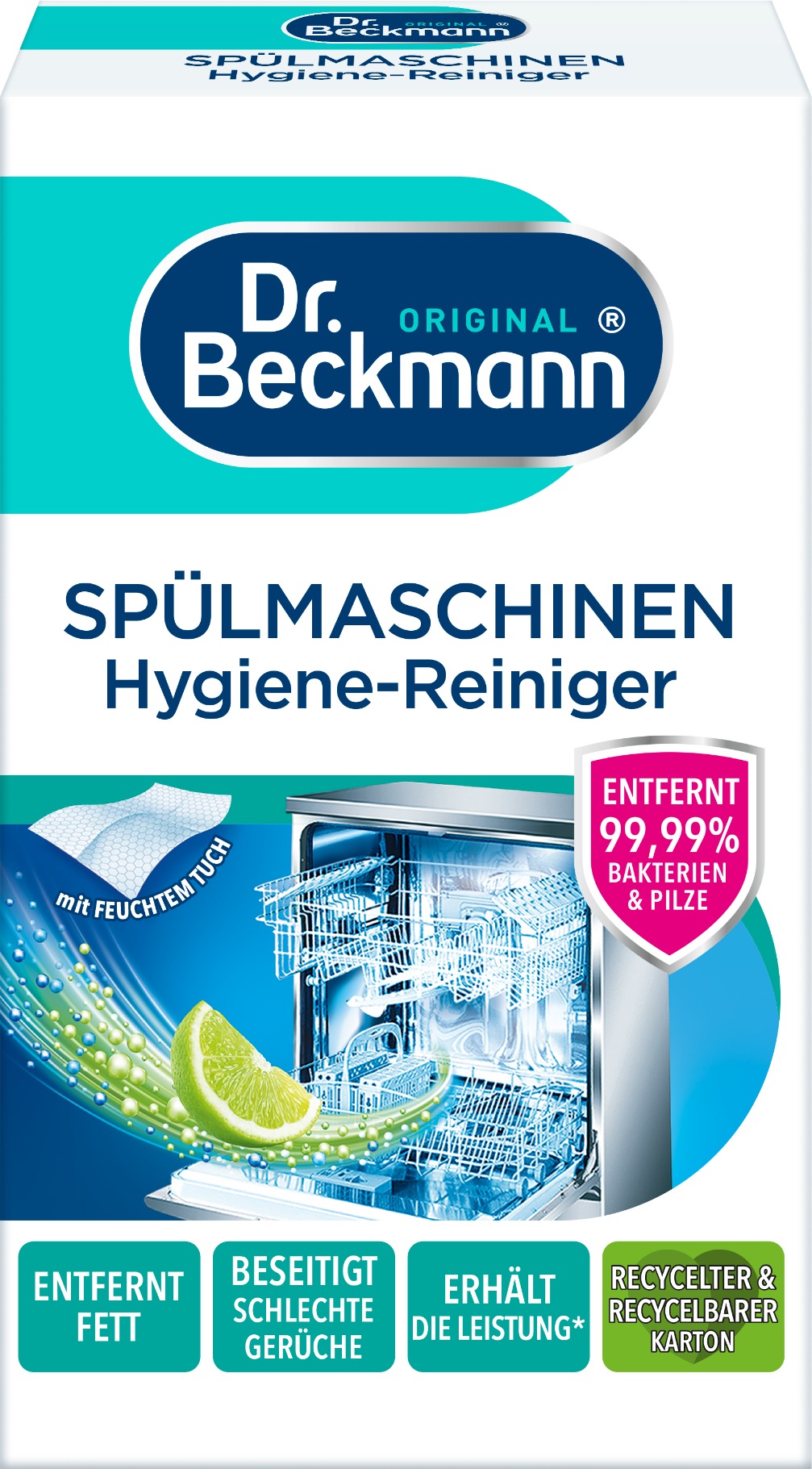 DR. BECKMANN Hygienický čistič umývačky 75 g