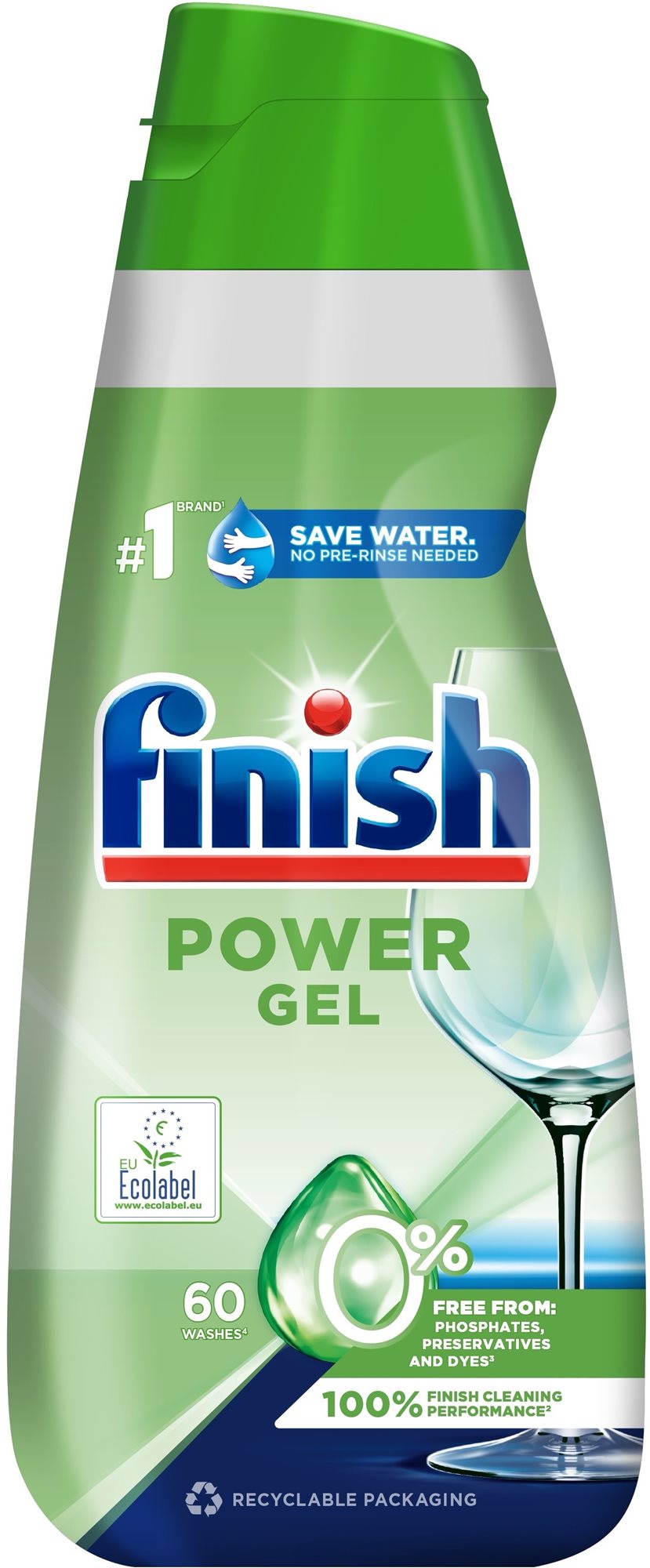 FINISH 0 % Gél do umývačky 900 ml