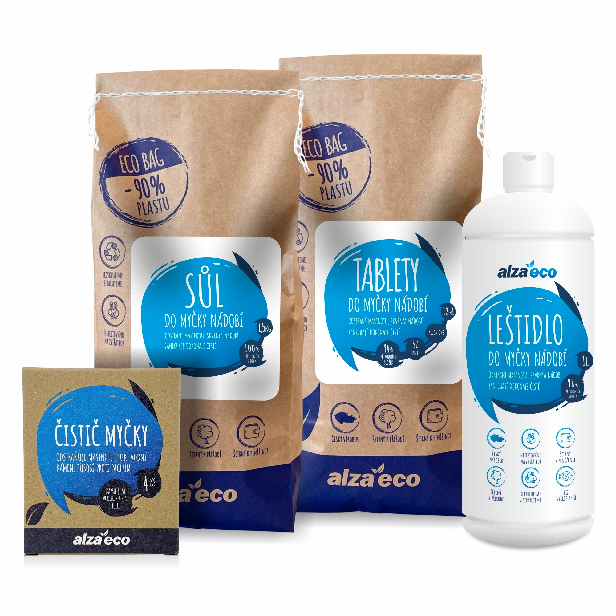 AlzaEco Starterpack pre umývačku riadu