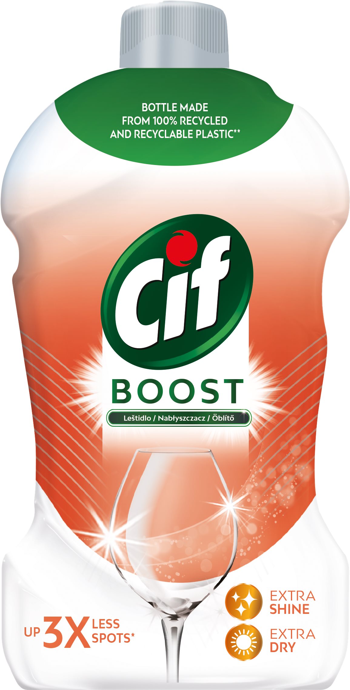 CIF Boost Leštidlo do umývačky riadu 450 ml