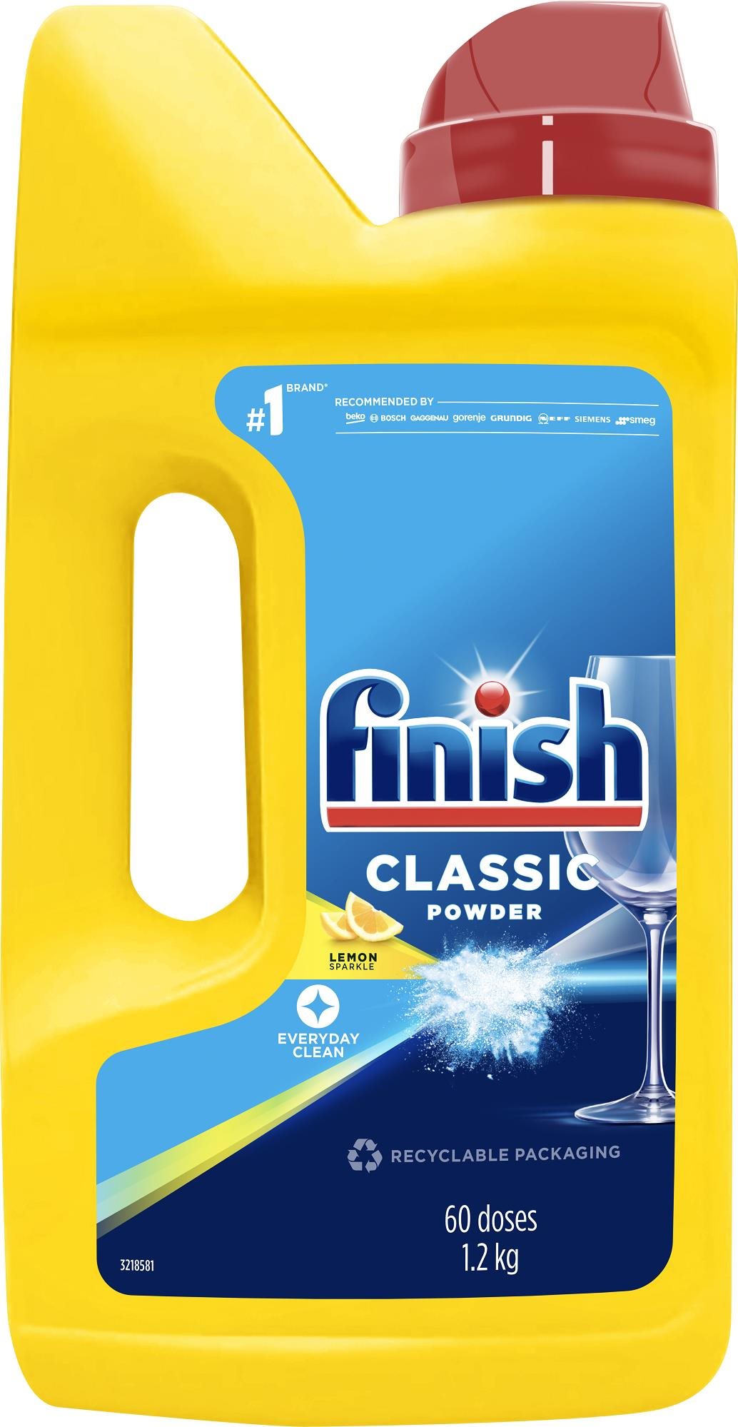 FINISH PowerPowder prášok citrón 1,2 kg
