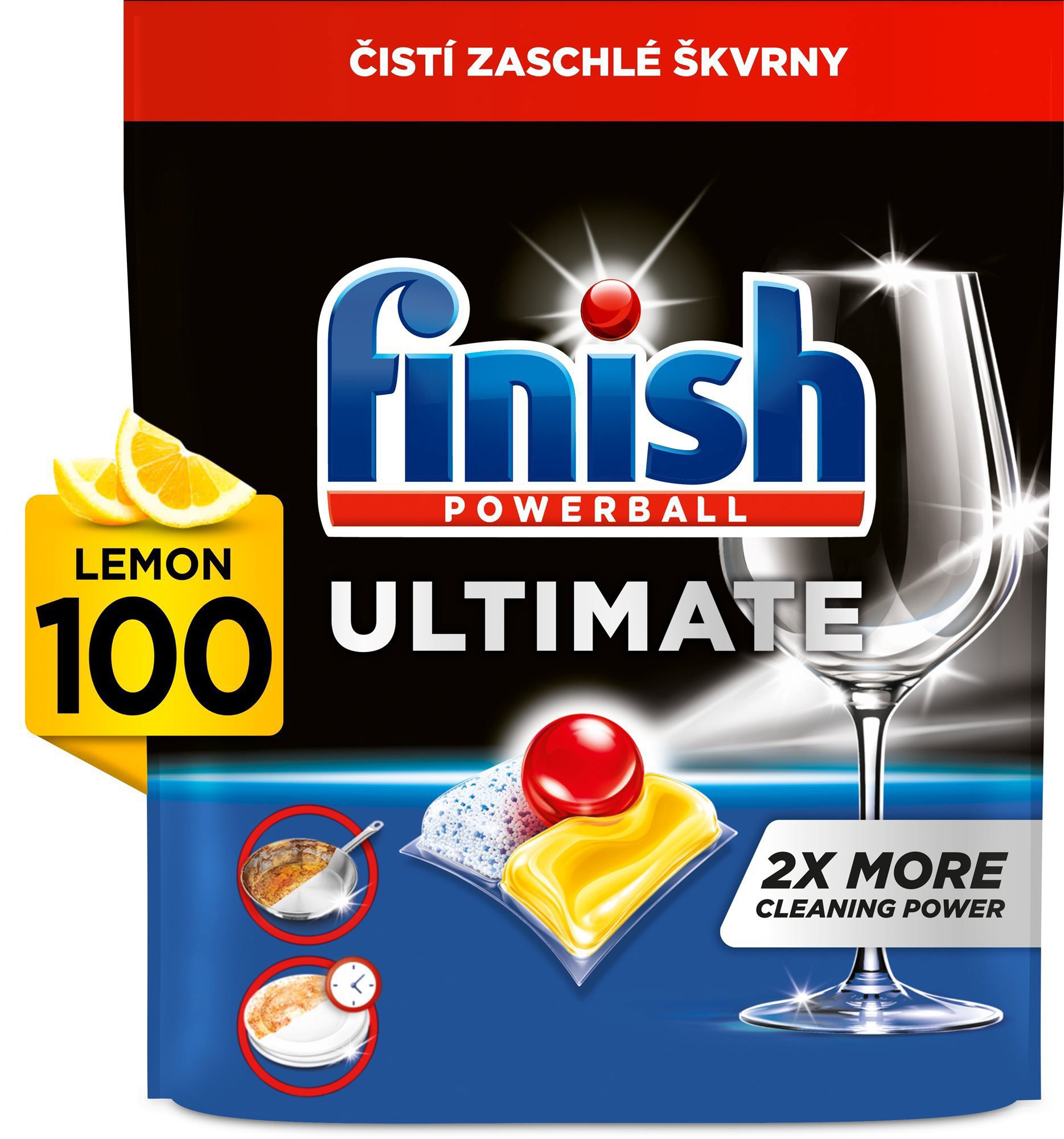FINISH Ultimate All in 1 Lemon Sparkle 100 ks