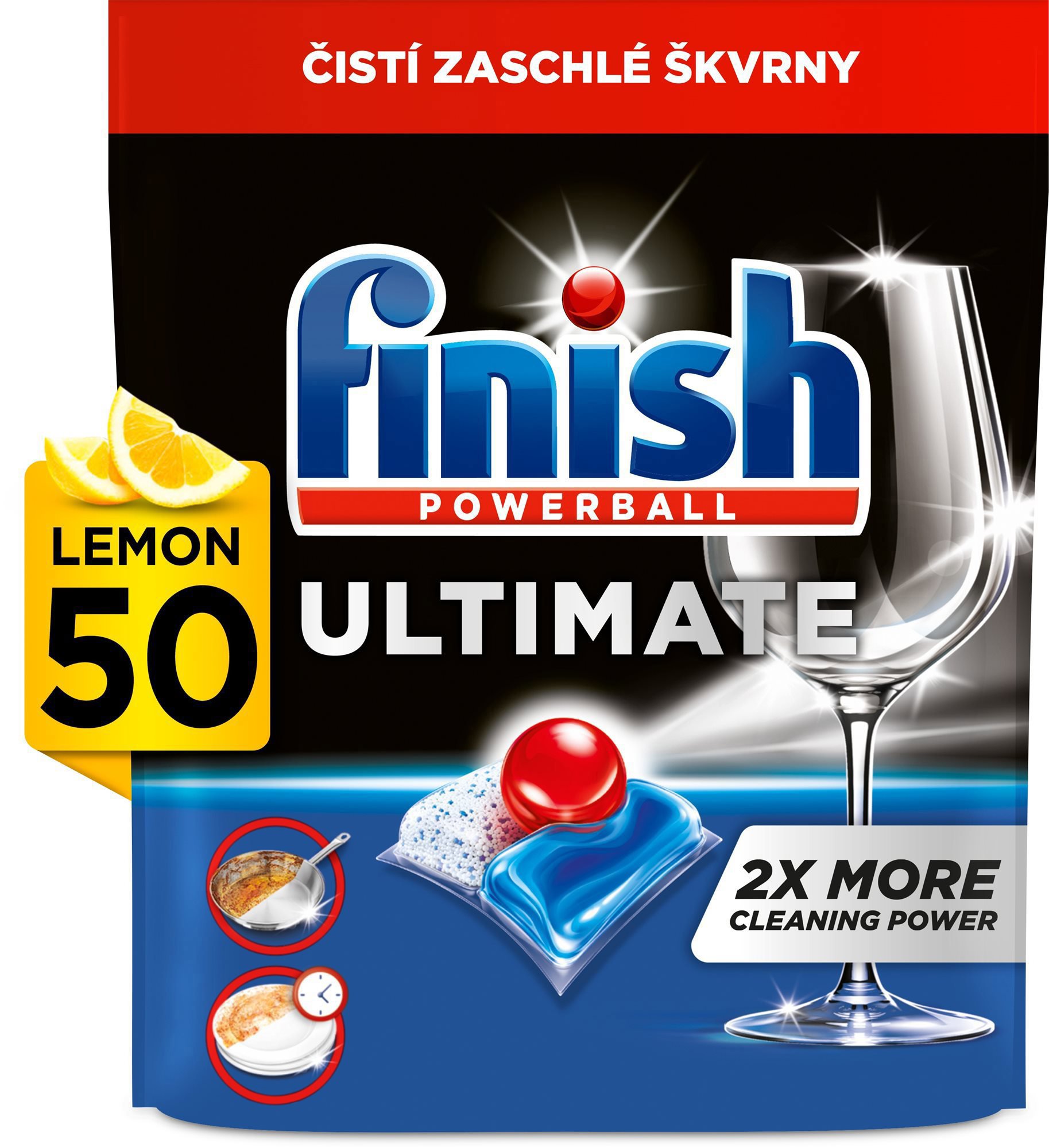 FINISH Ultimate All in 1 Lemon Sparkle 50 ks
