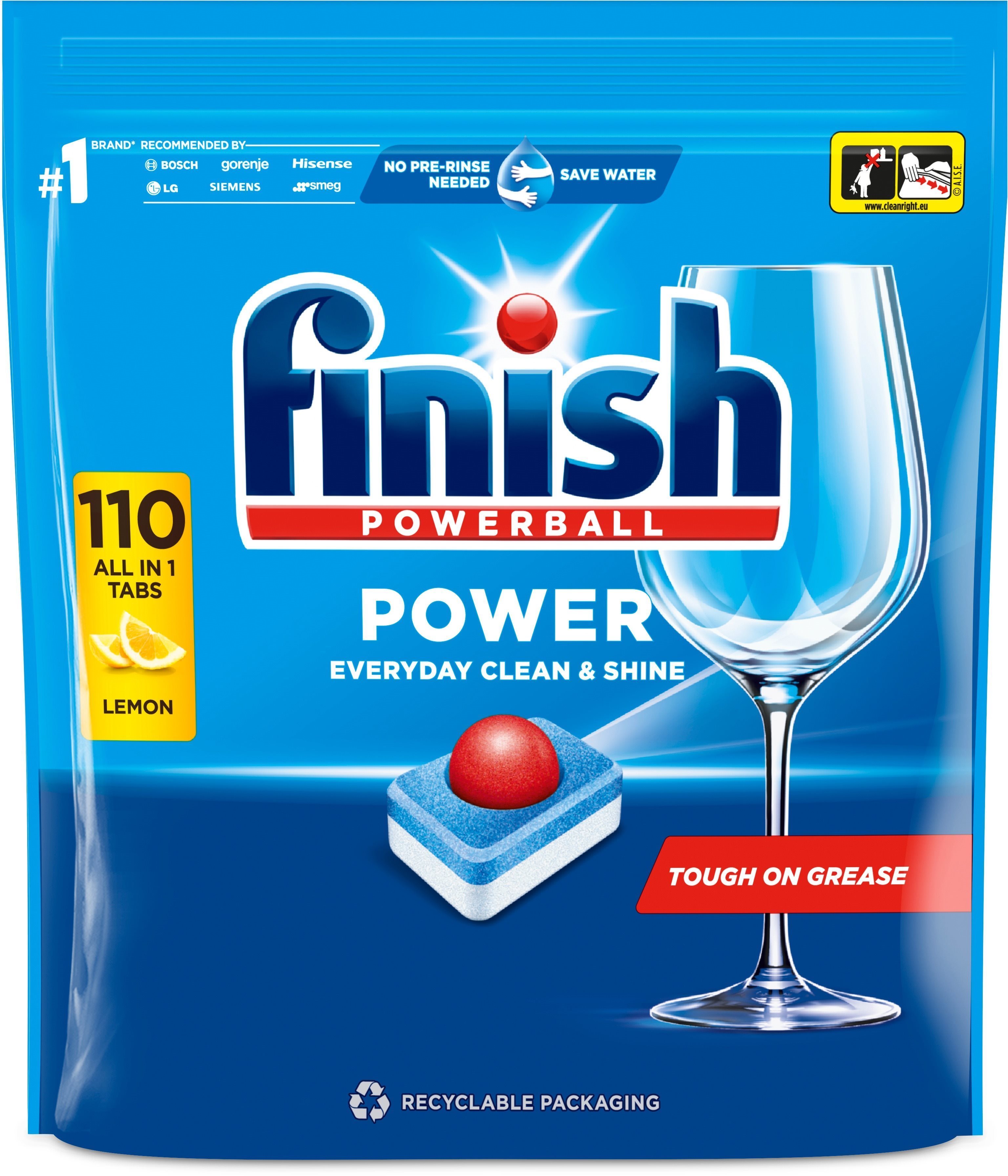 FINISH Power All in 1 Lemon Sparkle 110 ks