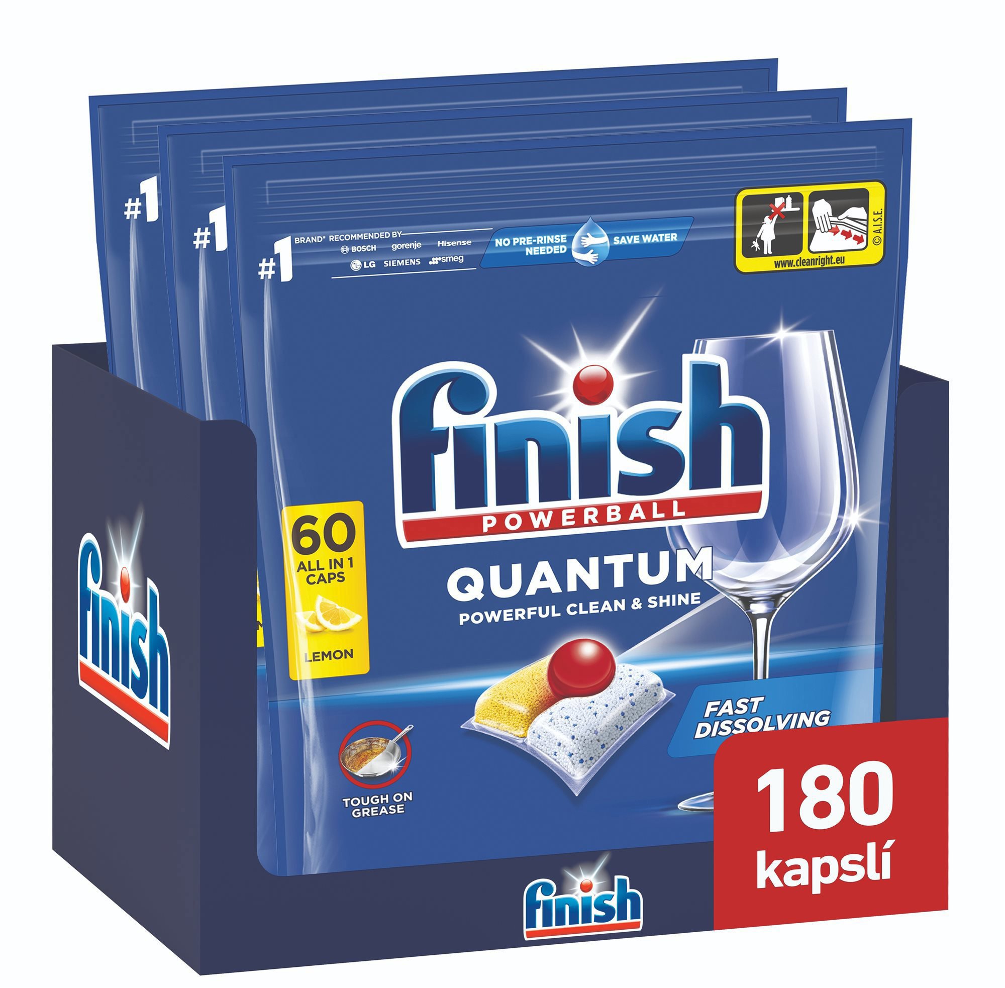 FINISH Quantum All in 1 Lemon Sparkle 180 ks