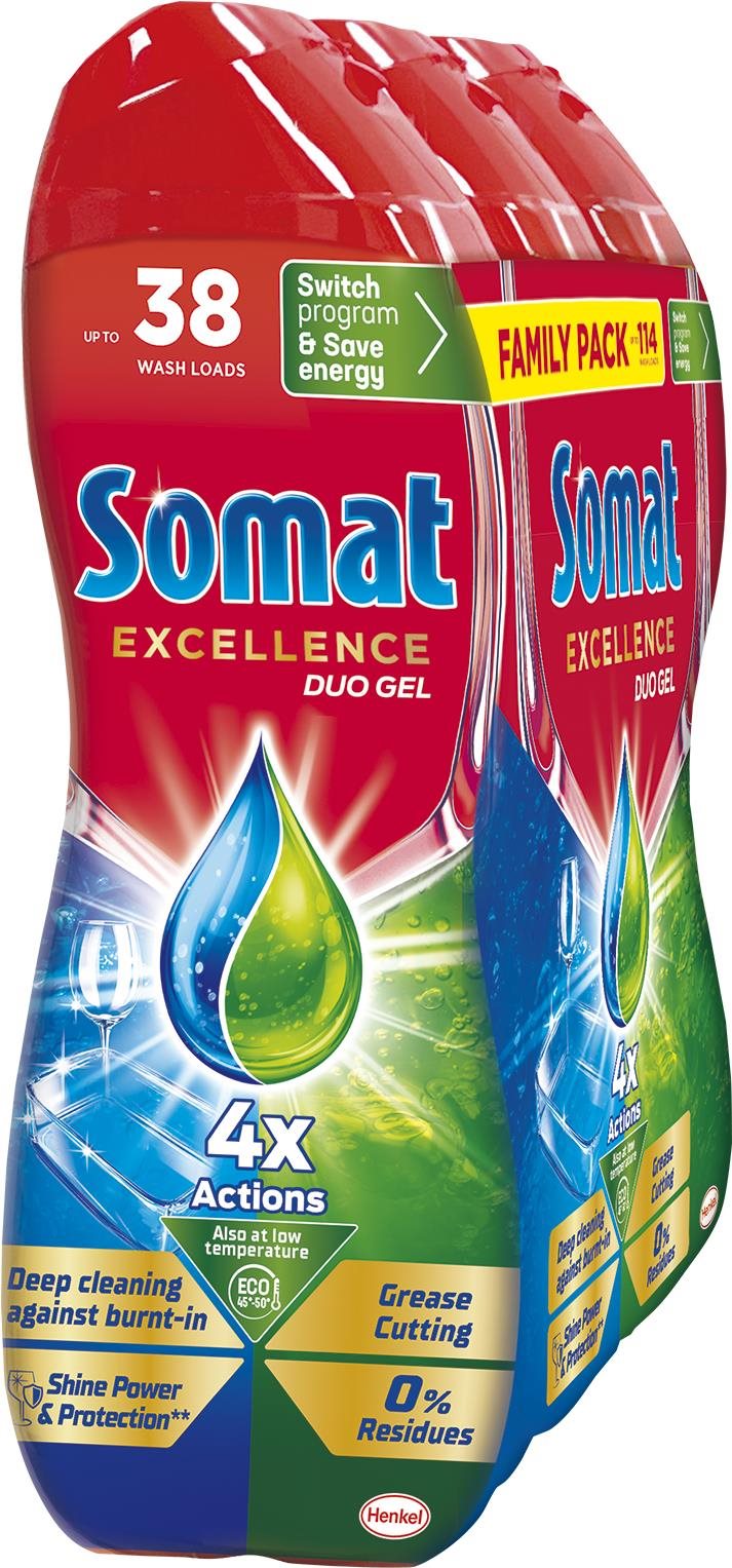 SOMAT Excellence Anti-Grease 114 dávok, 2,052 l