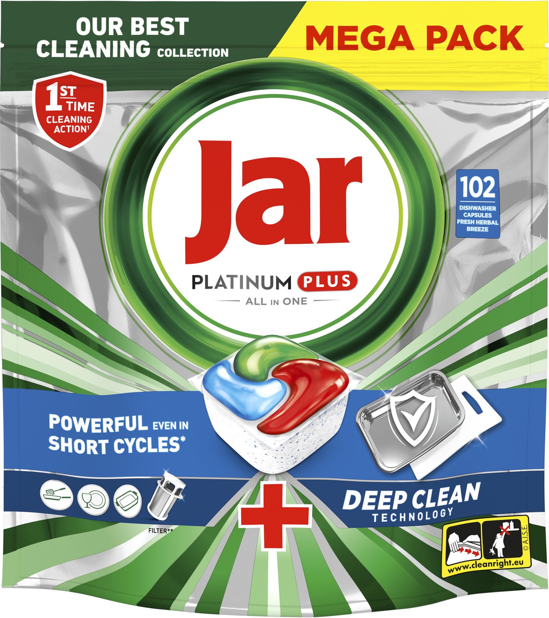 JAR Platinum Plus Deep Clean 102 ks