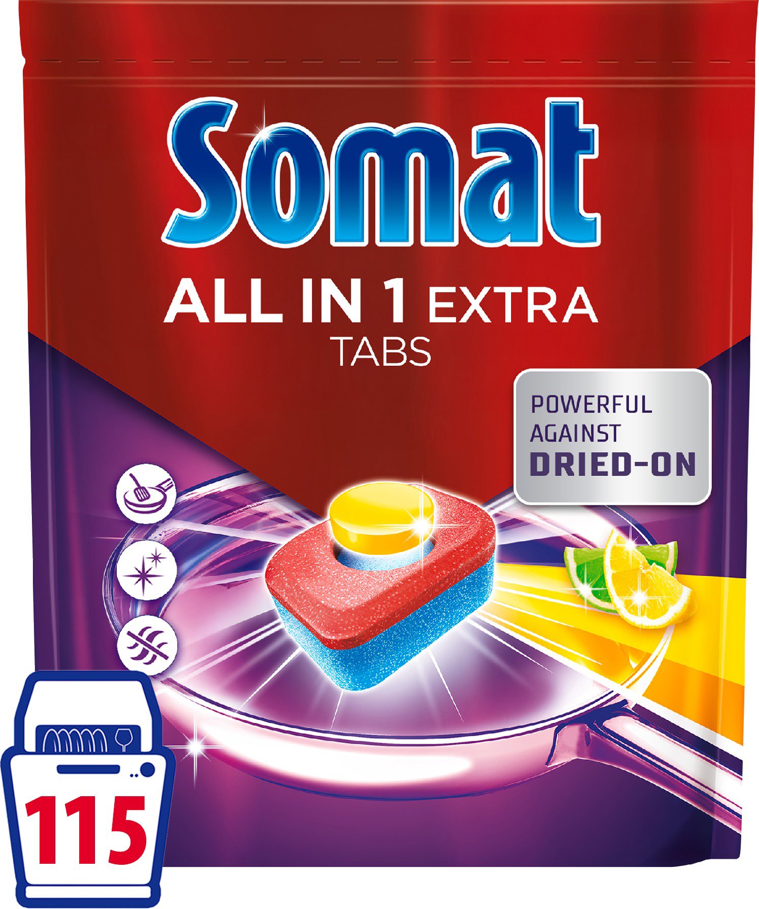 SOMAT All in One Extra Lemon 115 ks