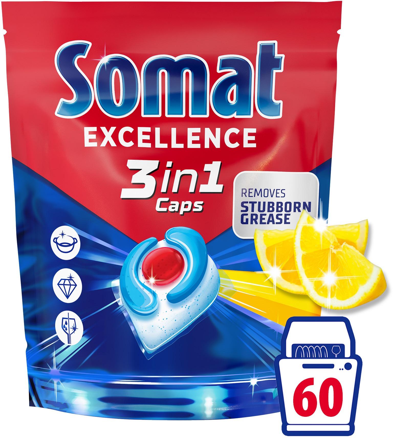 SOMAT 3in1 Lemon 60 ks