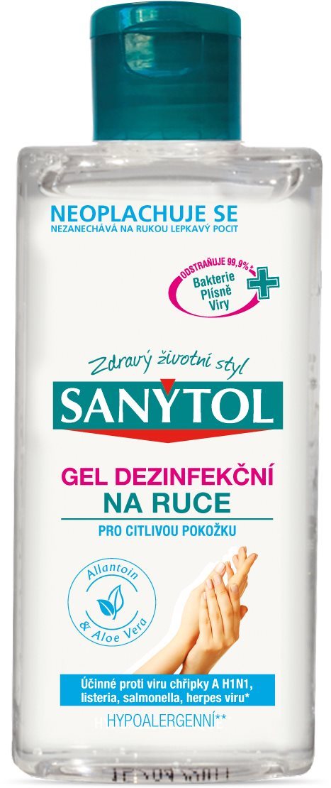 SANYTOL Dezinfekčný gél Sensitive 75 ml