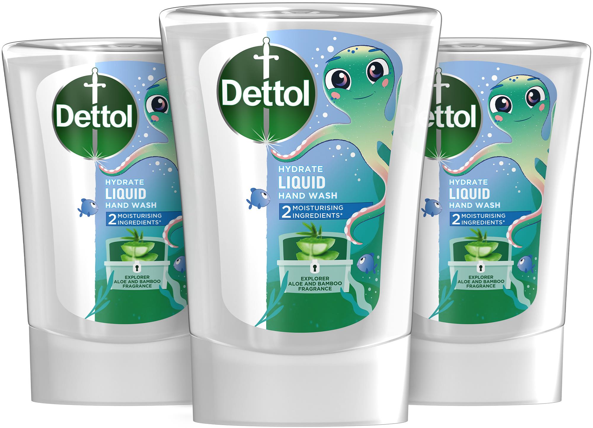 DETTOL Kids náplň do bezdotyk. dávkovača mydla Dobrodruh 3× 250 ml
