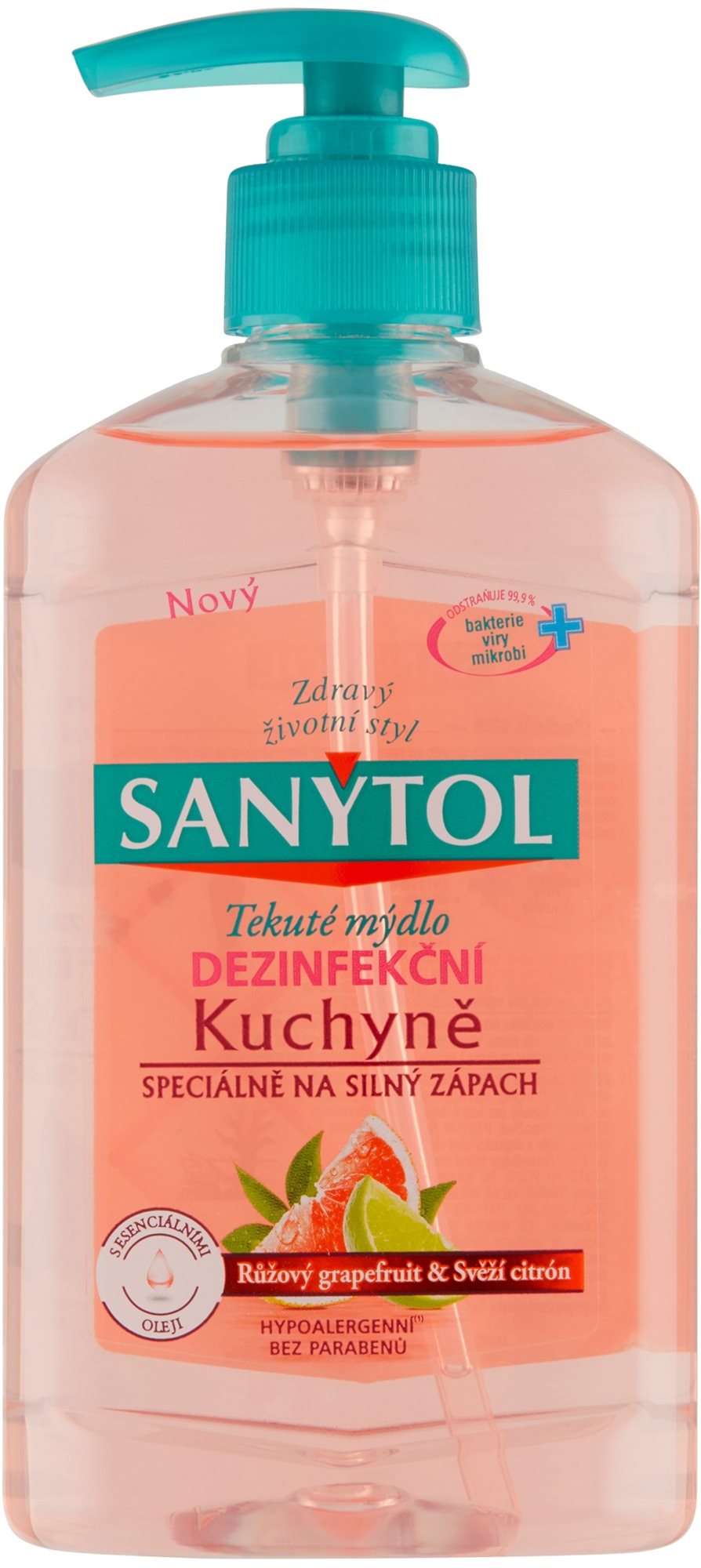 SANYTOL Dezinfekčné mydlo do kuchyne 250 ml