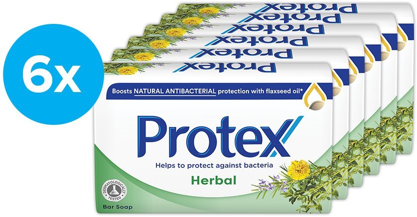 PROTEX Herbal s prirodzenou antibakteriálnou ochranou 6× 90 g