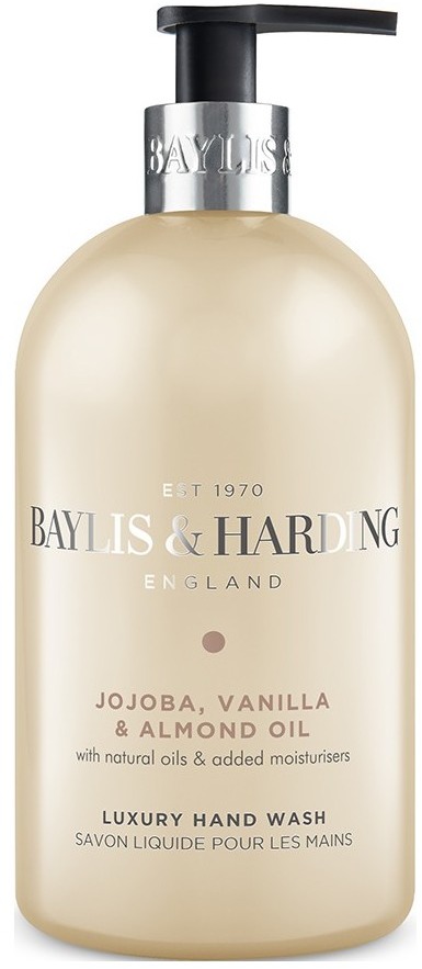 BAYLIS & HARDING Tekuté mydlo na ruky – Jojoba Vanilka a Mandľový olej 500 ml