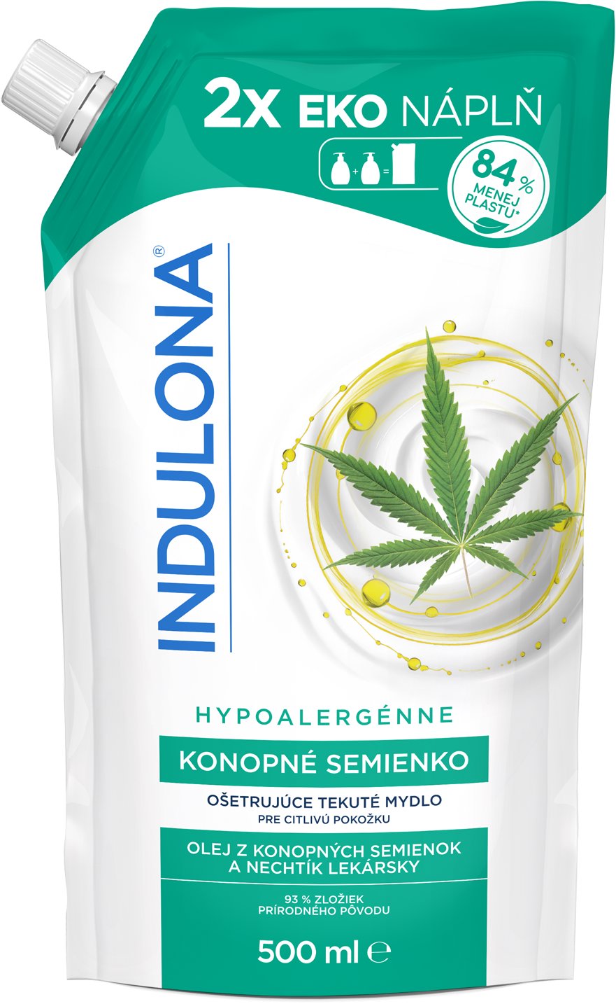 INDULONA Konopné semienko náhr. náplň 500 ml