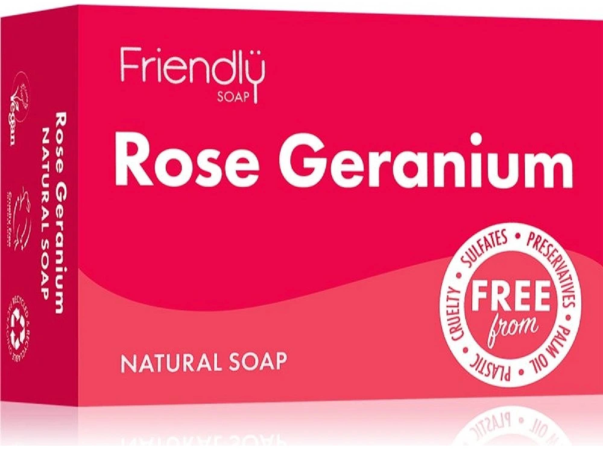 Friendly Soap Prírodné mydlo pelargónia