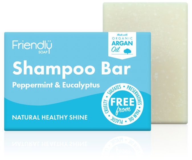 Friendly Soap Prírodné mydlo na vlasy mäta a eukalyptus