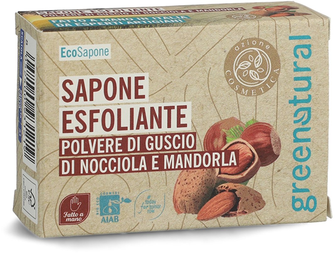 GREENATURAL Exfoliačné mandle a lieskový orech 100 g