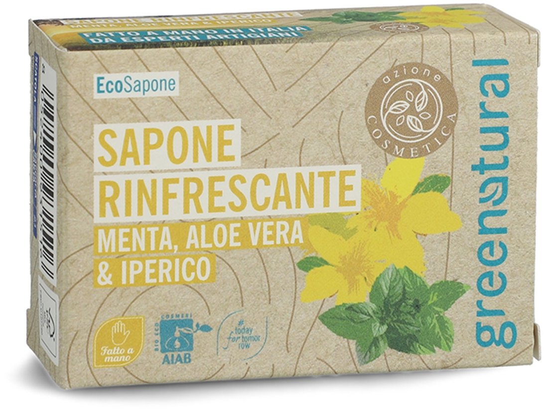 GREENATURAL Osviežujúca mäta, aloe a ľubovník 100 g