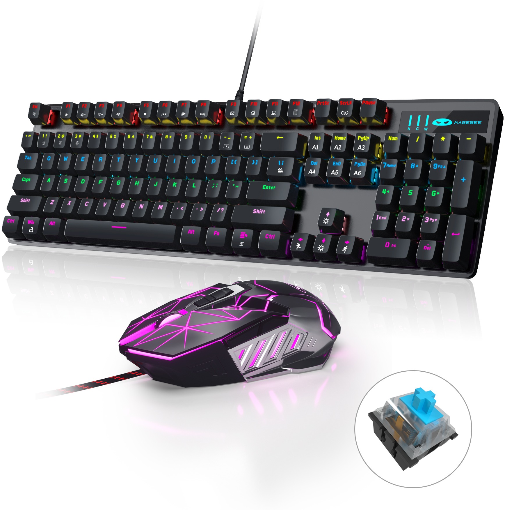 Magegee MK-STORM-BB Keyboard&Mouse Combo - US