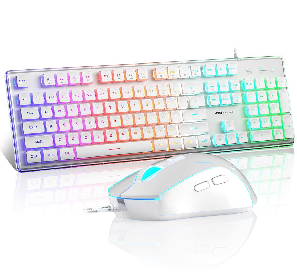 Magegee GK970-W Keyboard&Mouse Combo - US