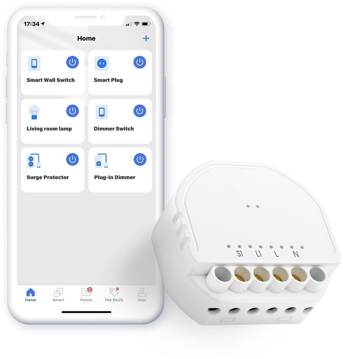 Meross Smart WiFi In-Wall Switch