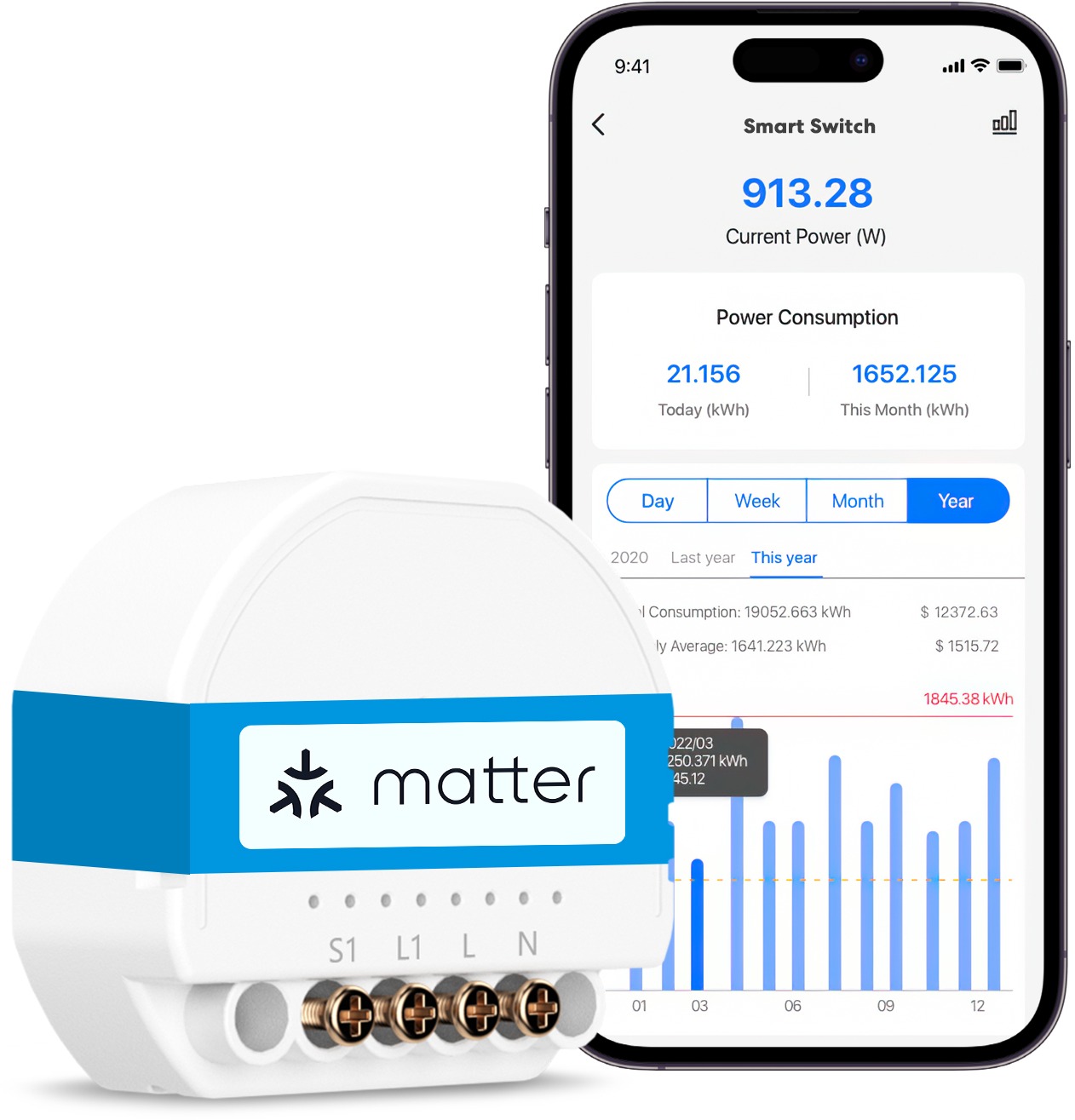 Meross Smart WiFi In-Wall Switch Neutral Wire Required