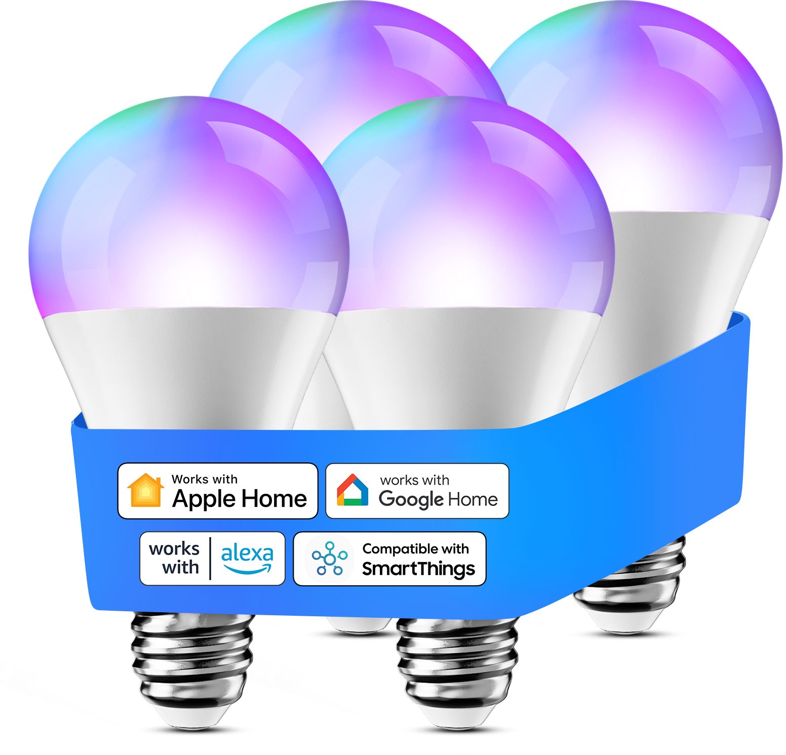 Meross Smart WiFi LED Bulb RGBWW – balenie 4 ks